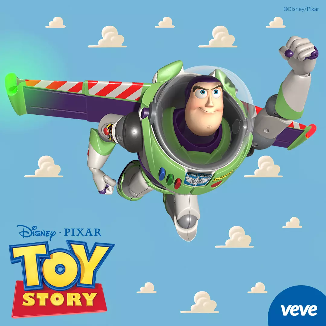 Disney Pixar Toy Story Buzz Lightyear 3D Sammelobjekt – Weltraum-Ranger Actionfigur mit Flügeln und Laser