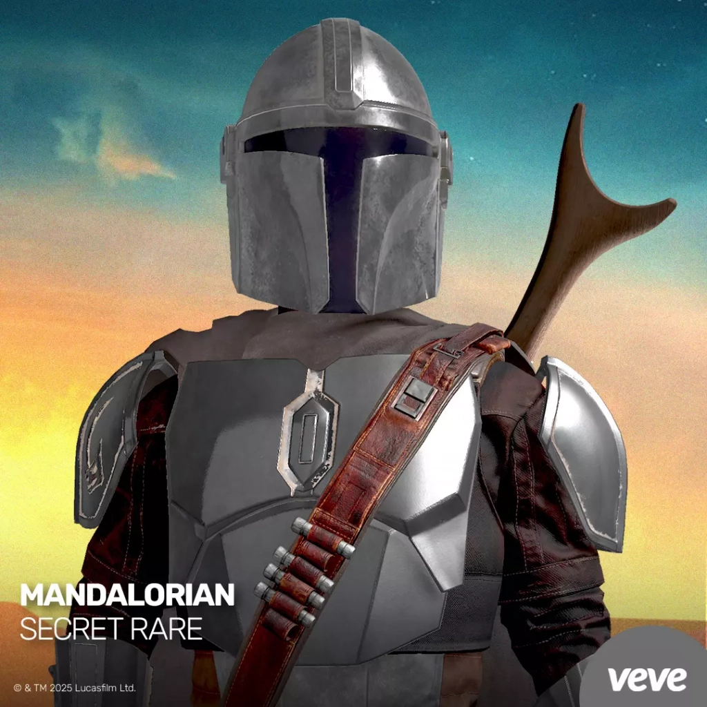 The Mandalorian in Beskar Armor – VeVe 3D Digital Collectible, exklusives Star Wars NFT für Sammler