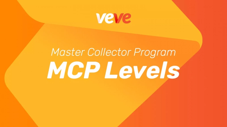 VeVe Master Collector Program Levels – offizielles MCP Levels Banner in Orange