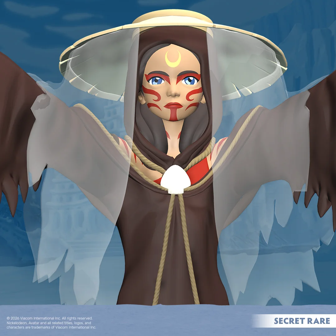 Katara als The Painted Lady aus Avatar The Last Airbender mit Secret Rare Hinweis im VeVe Motiv