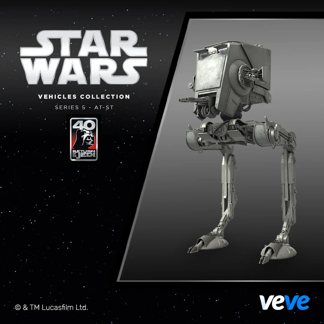 VeVe Star Wars AT-ST Scout Walker aus der Vehicles Collection Series 5 als 3D Collectible