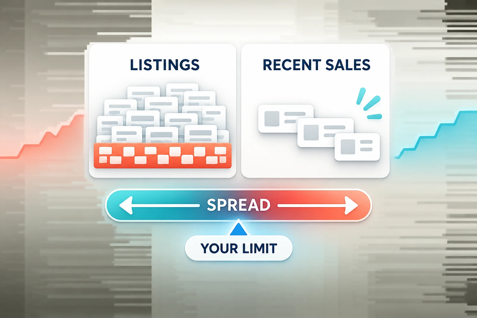 Compare listings with actual recent sales, consider the spread and set your own limit.